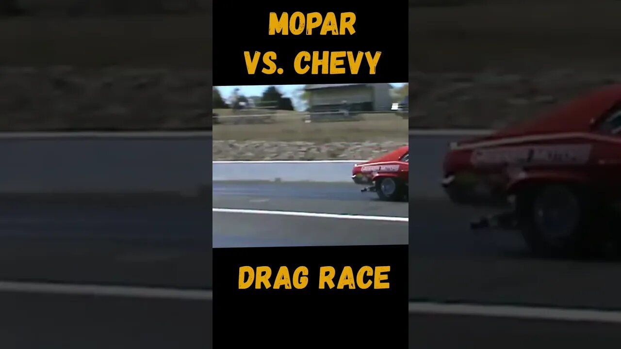 Mopar vs. Chevy Drag Race! #shorts