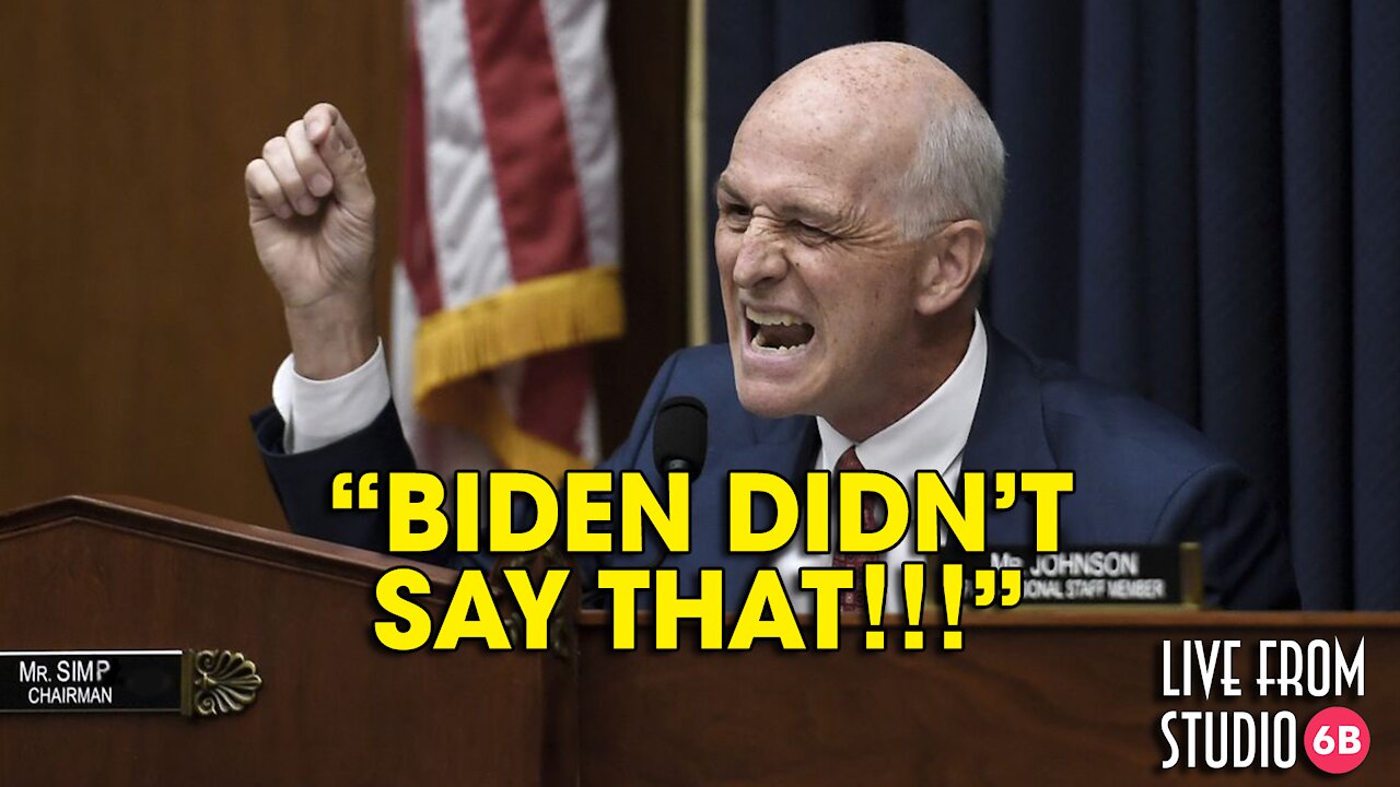 Rep. Smith Injects Himself into Hearing to SIMP FOR BIDEN!!