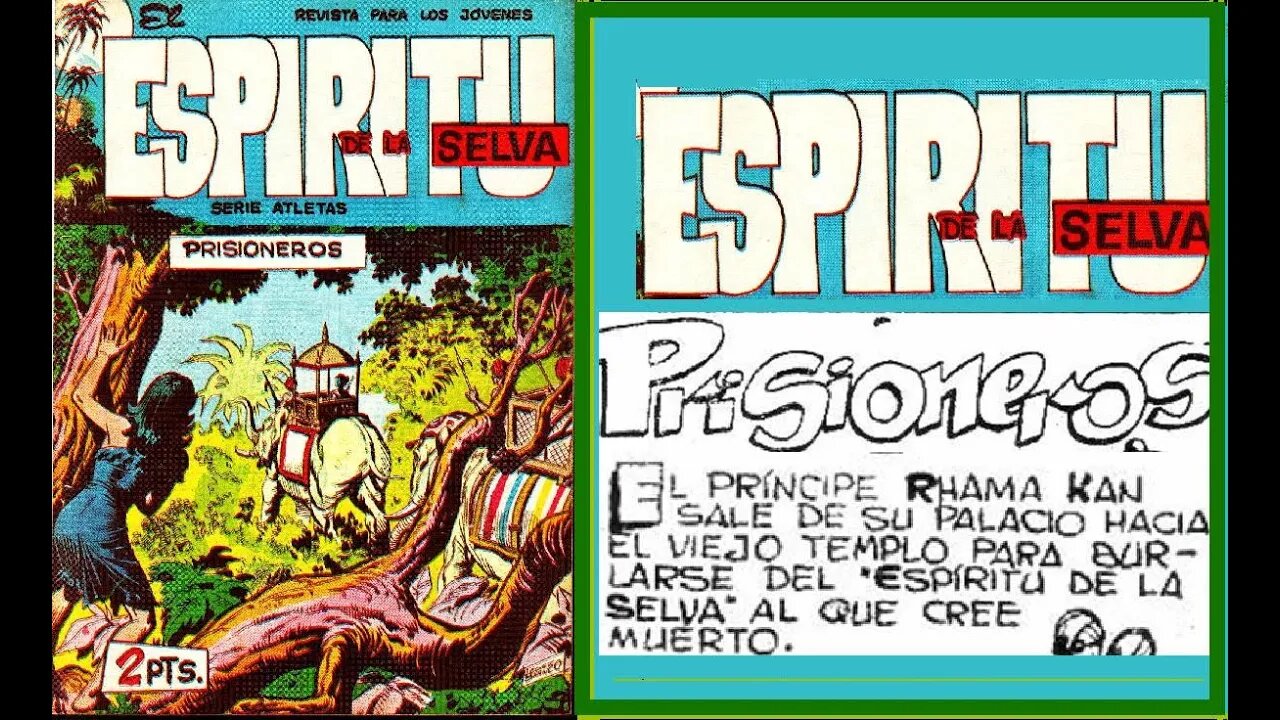 EL ESPIRITU DE LA SELVA 7 PRISIONEIROS #museudogibi #gibi #quadrinhos #comics #historieta