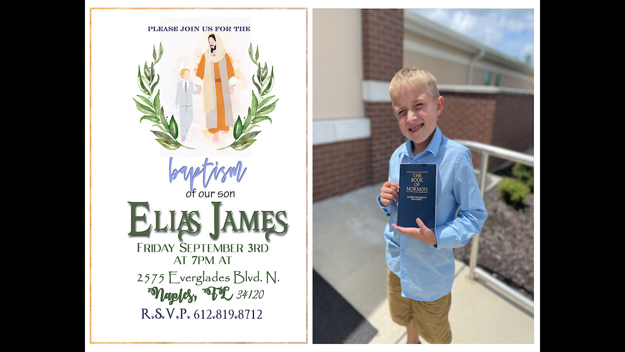 The Baptism of Elias Shaw 2021