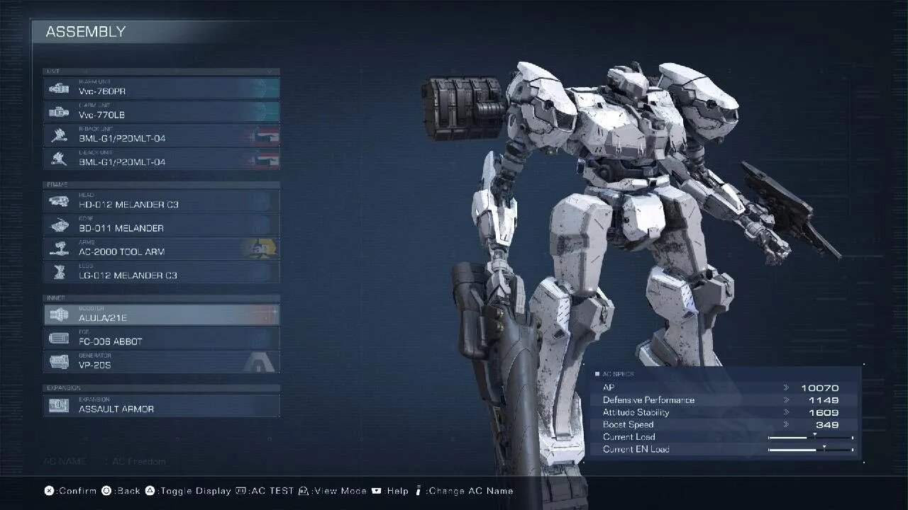 ARMORED CORE VI AC Creation