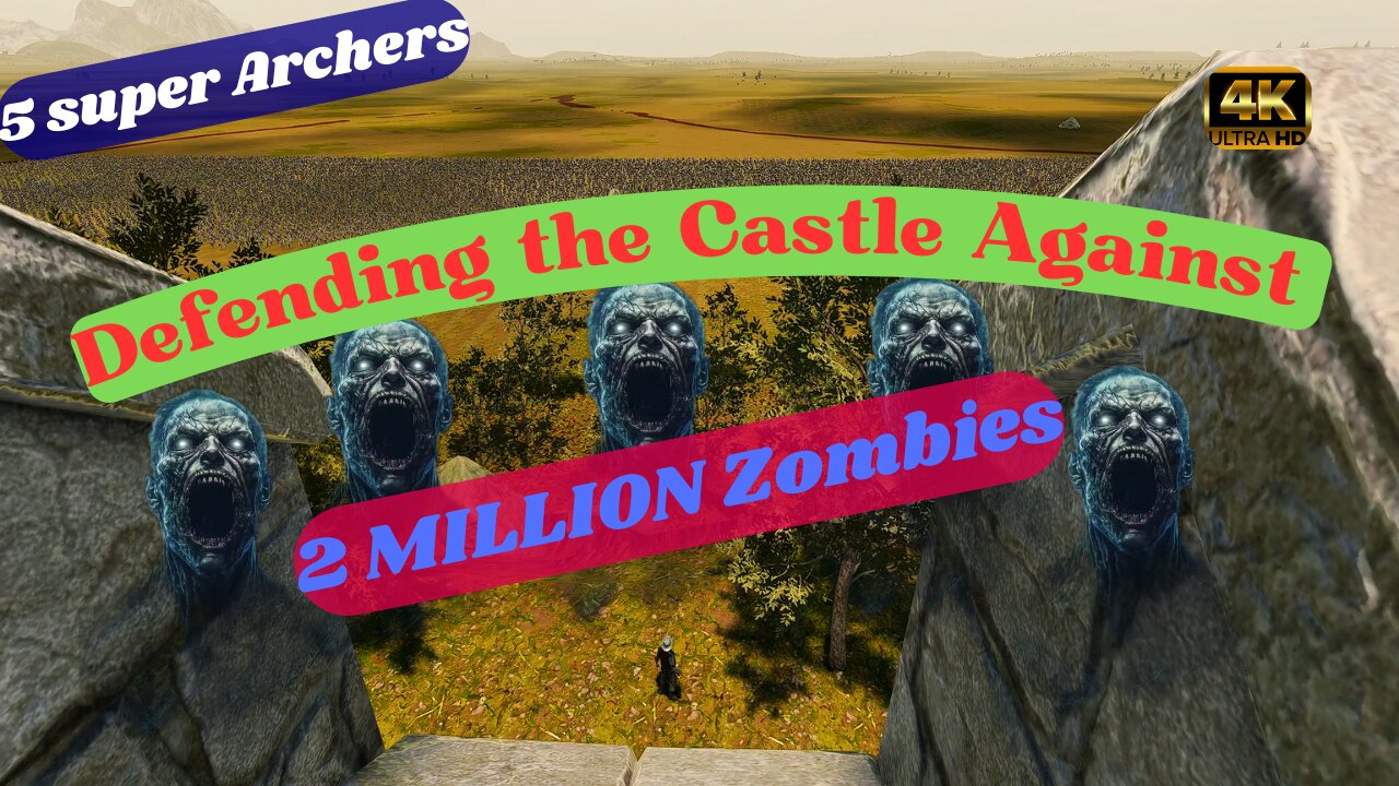 5 Super Archers Defend the Castle Against 2 MILLION Zombies | Ultimate Epic Battle Simulator 2 | PC