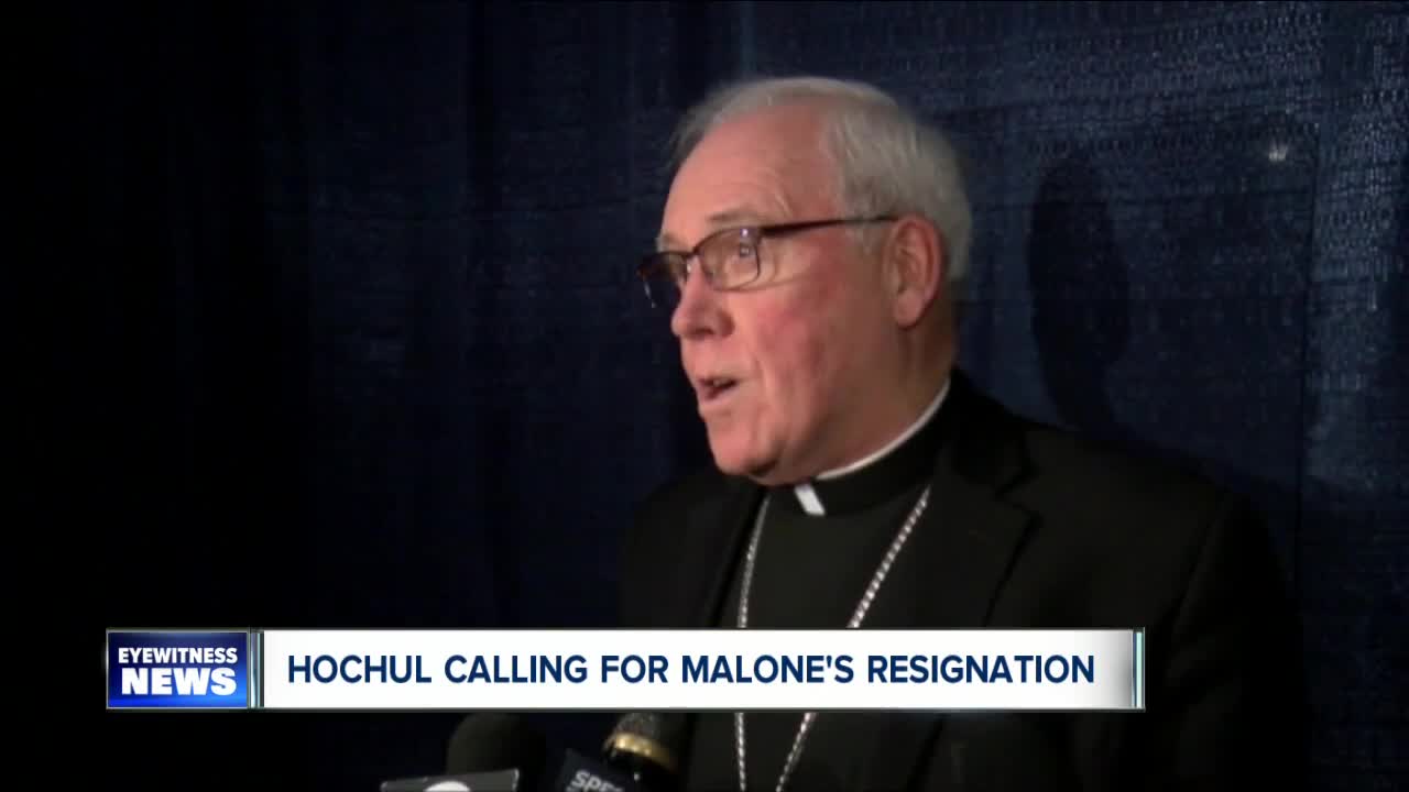 Lt. Governor Hochul calling for Bishop Malone's resignation