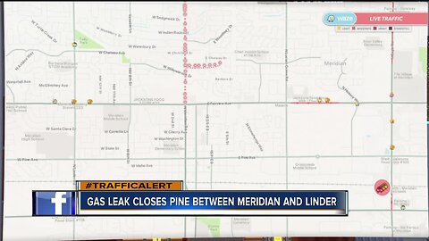 Gas leak near Meridian elementary school