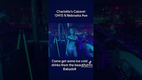 Babydoll behind the bar come get some ice cold dranks form this energetic beauty! #tampa