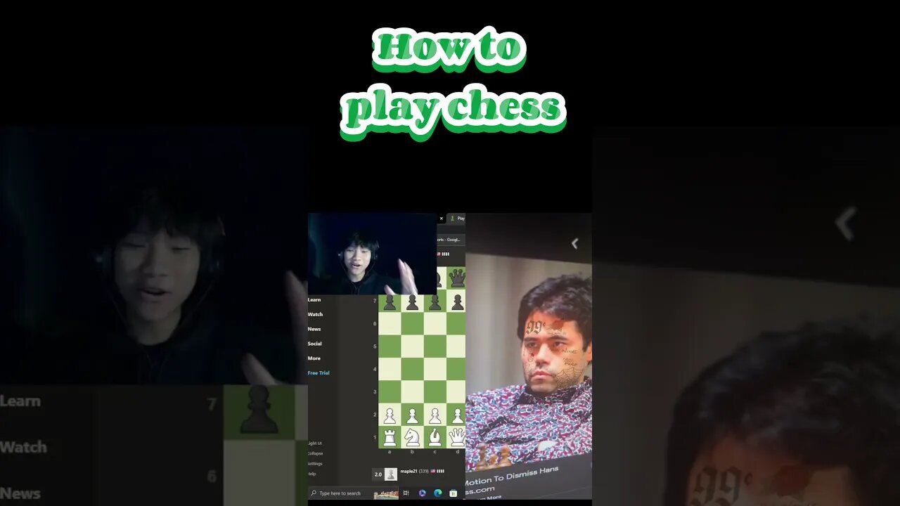 How to play chess like a chad😗#chess