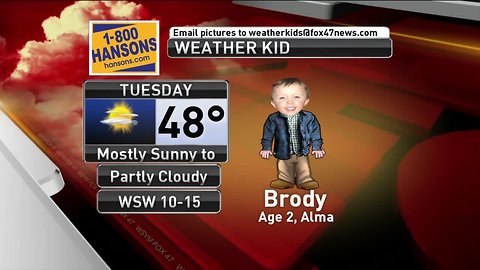 Weather Kid - Brody - 3/19/19