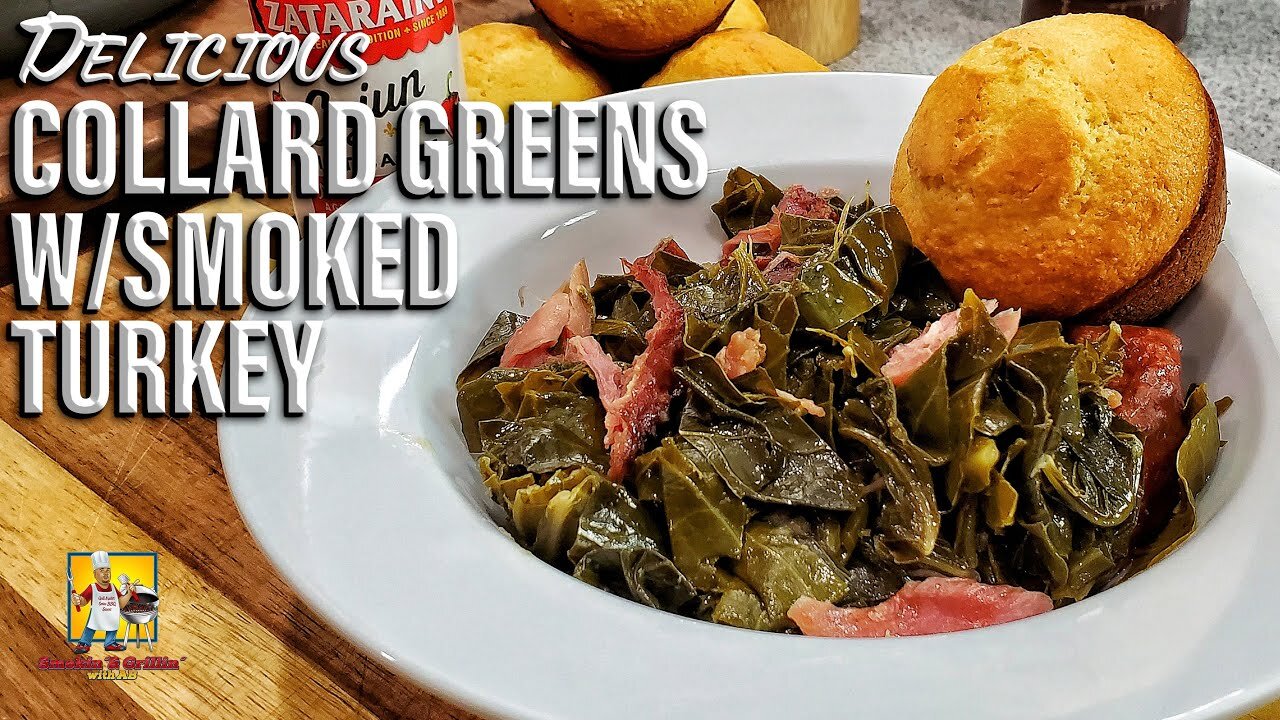 Southern Collard Greens w/Smoked Turkey Legs Recipe Easy