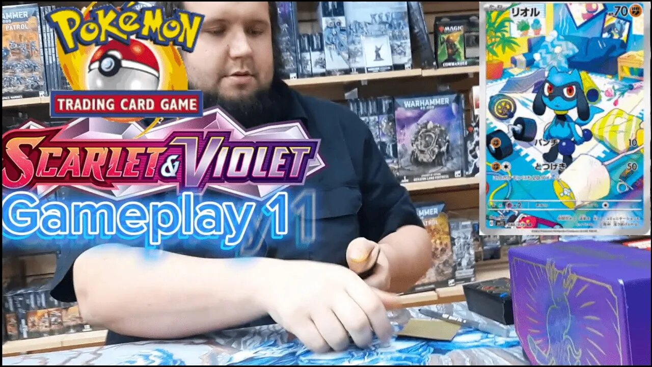 Pokemon Scarlet & Violet Gameplay 1 & Deck Tech. Colorless vs Fire