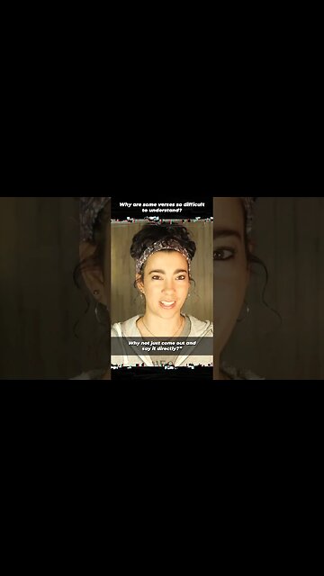 Why are some verses so difficult to understand? #Shorts @MelissaDougherty