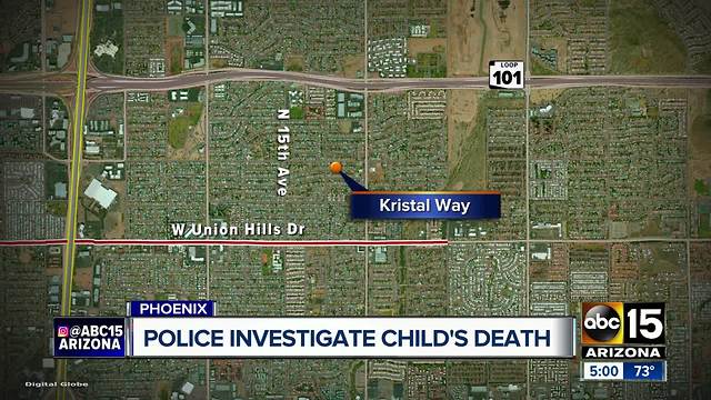 Police identify child who died in Phoenix