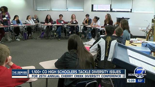 Thousands of Colorado high schoolers discuss diversity and controversial issues