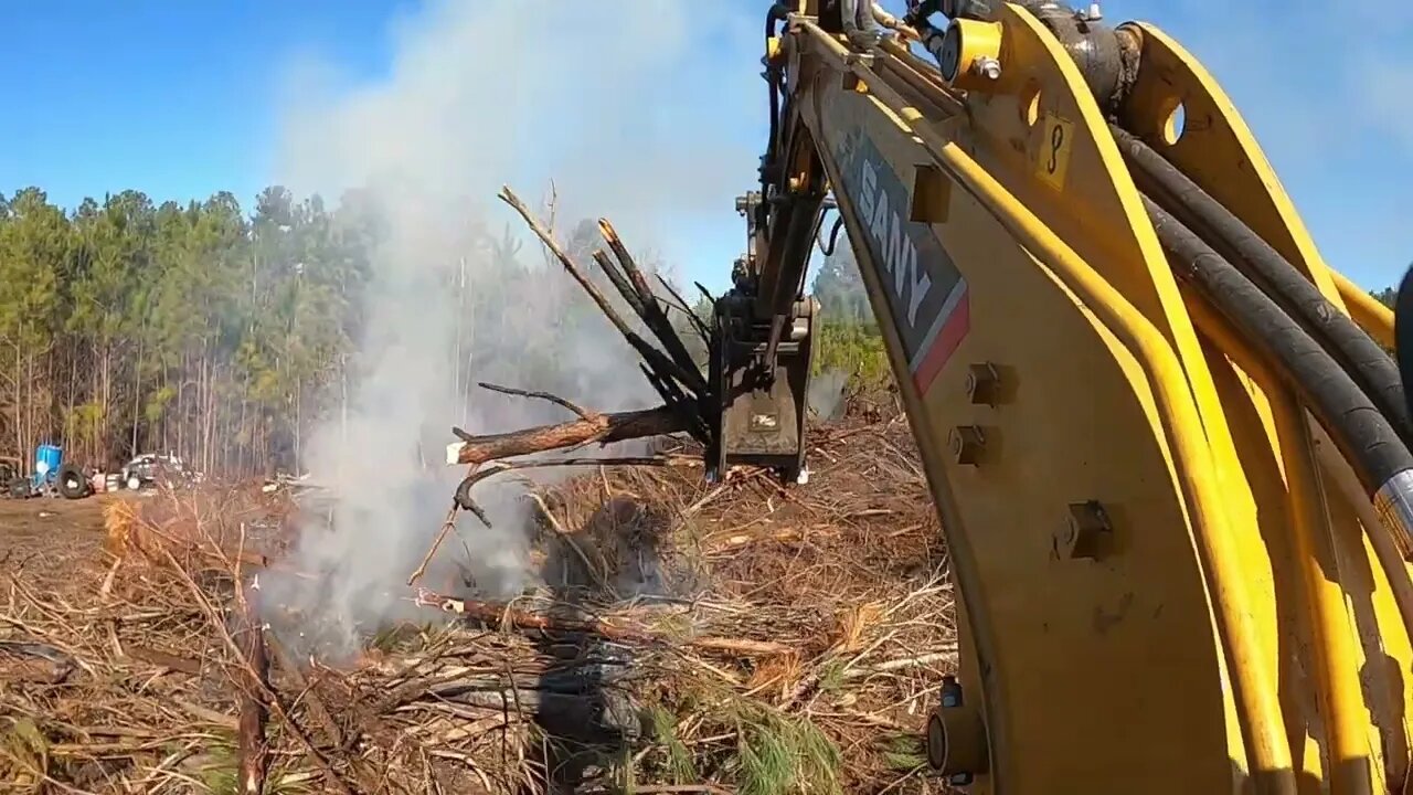 Time to burn all those trees we’ve been digging out
