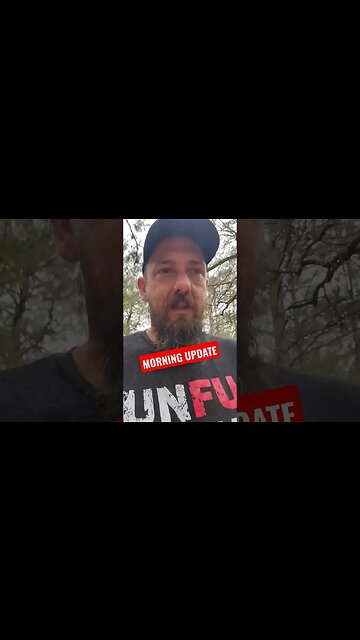 Morning update on my walk with Clyde #morning #walk #dog #update #news #launch