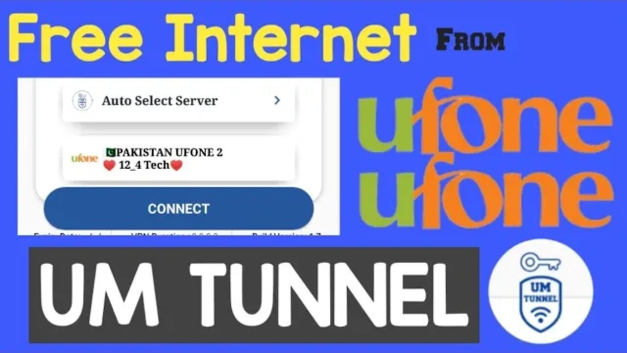 How to setup um tunnel VPN to get secure internet | Ufone