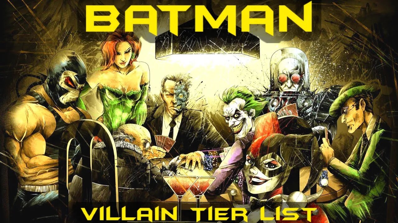 Is the Joker ACTUALLY the Best Batman Villain Ever?! | Batman Villain Tier List!