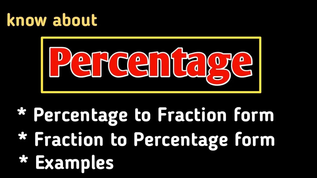 percentage /percentage to fraction covert/fraction convert to percentage/6th/number/hindi or english