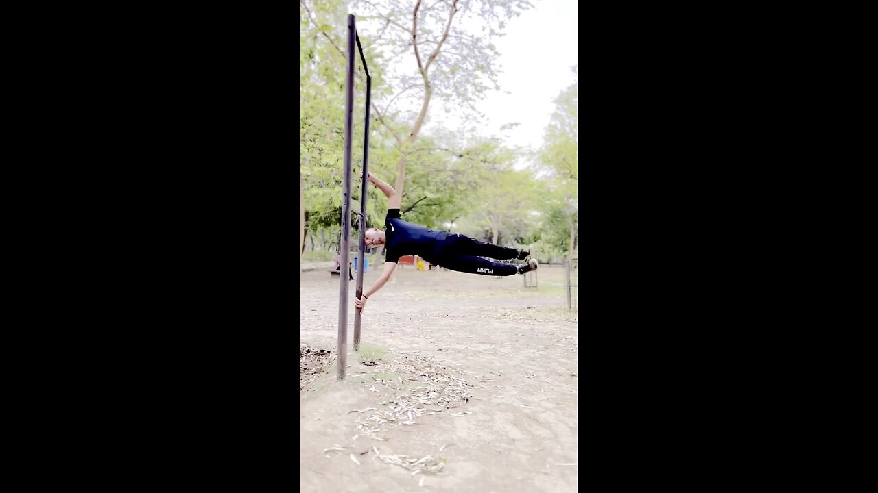 Human flag pull ups | Gymnastics | Calisthenics | Fitness