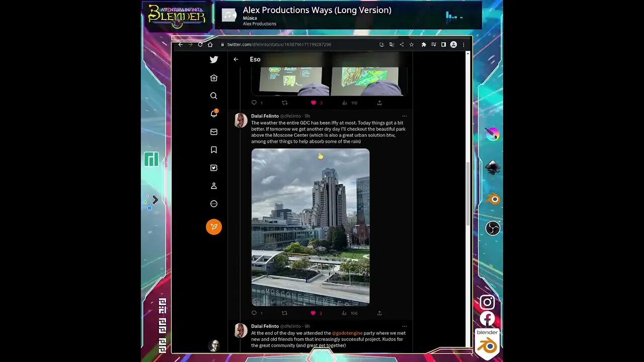 Dalai nos platica su experiencia de #Blender en la #GDC23