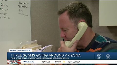 Three scams in Arizona right now: Apple iCloud issue, sweepstakes and free trials