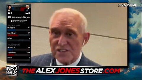 BREAKING EXCLUSIVE: Roger Stone Says Things Are Looking Good For Trump Victory— Globalist Heads