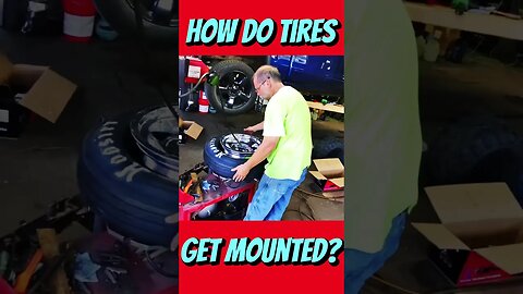 How Do Tires Get Mounted? #shorts