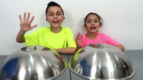 Chocolate Food vs Real Challenge-Family Fun Video