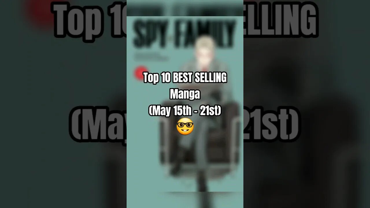 Top 10 Best Selling MANGA