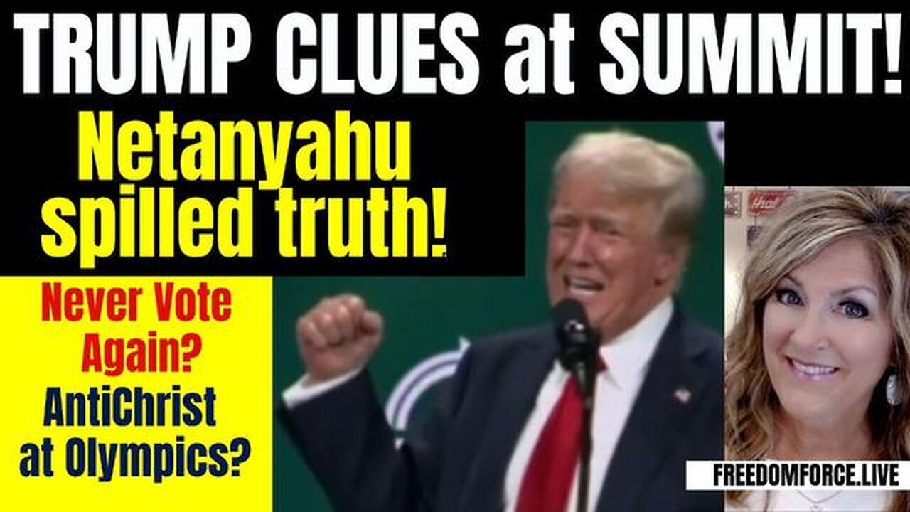 TRUMP SUMMIT CLUES, NETANYAHU TRUTH! ANTICHRIST OLYMPICS 7-27-24