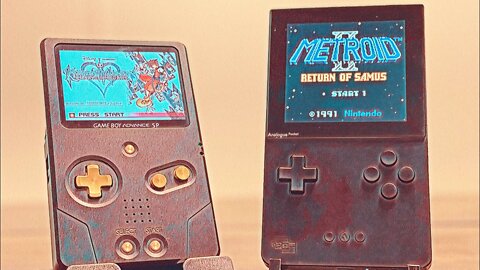 Boxy Pixel GBA SP Unhinged & Analogue Pocket