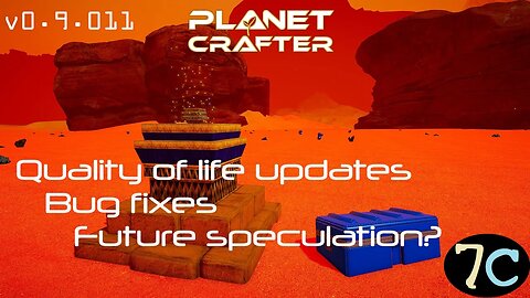 Planet Crafter Update! - Quality of life improvements, treasure hunt, big reveal of future feature?