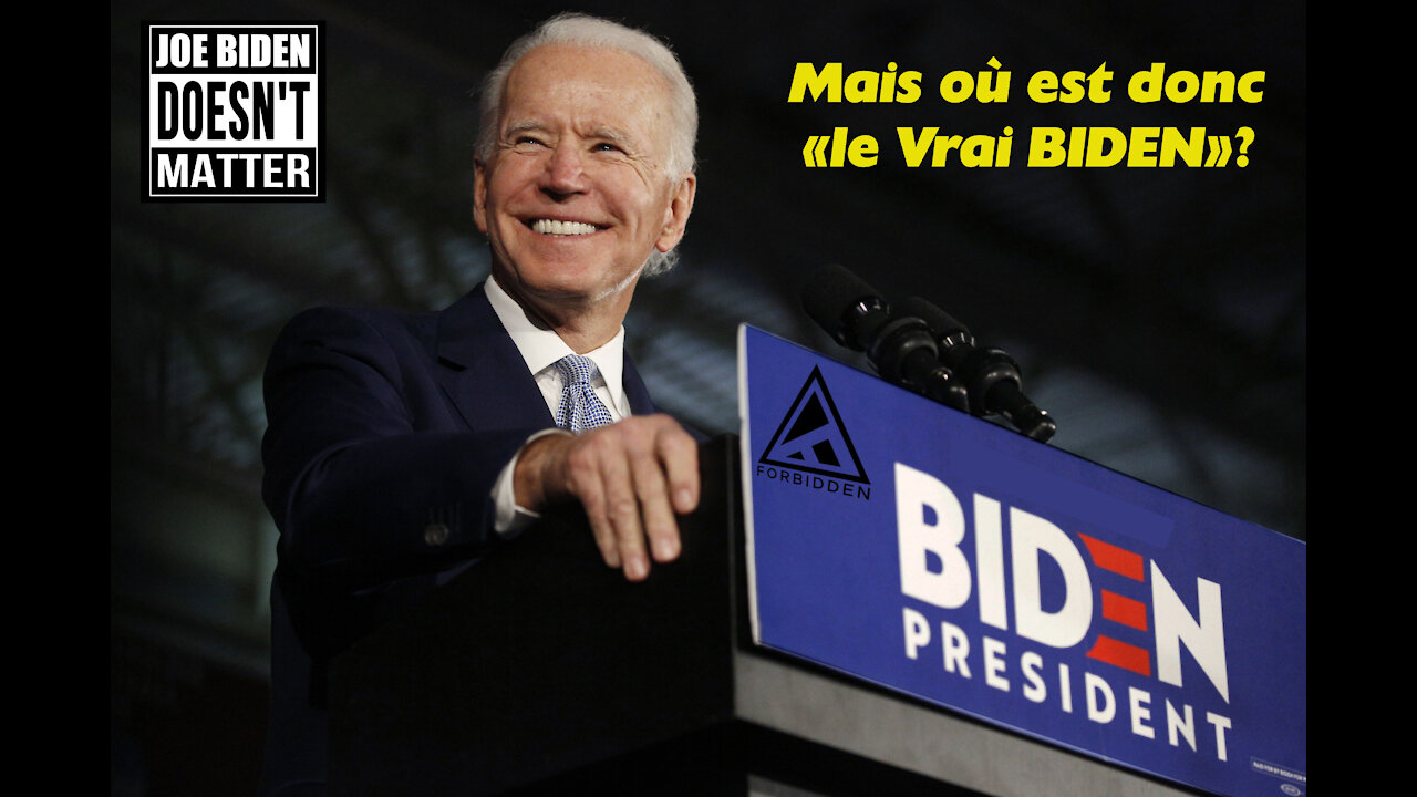 USA / Mais où est donc le "vrai BIDEN" ?