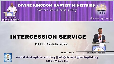 INTERCESSION SERVICE (17/07/22)