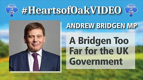 Andrew Bridgen MP - A Bridgen Too Far for the UK Government