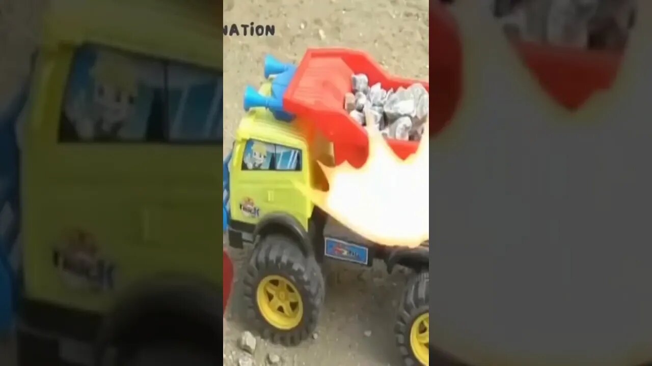 Mainan anak anak eskavator video short