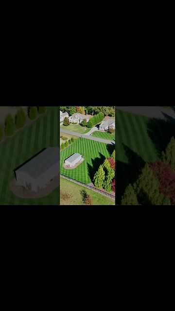 Lawn Stripes from Drone 🤤