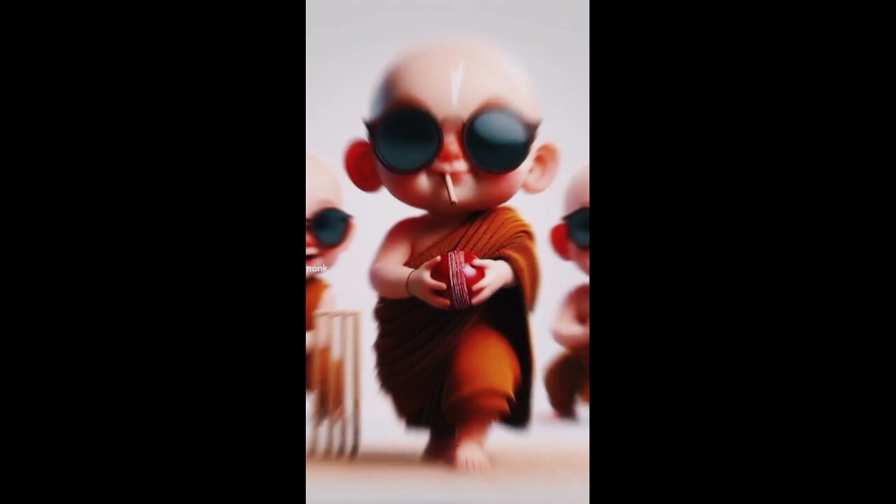 "Sacred Cuteness: Baby Monk's Irresistible Charm! ππΆπ½π"