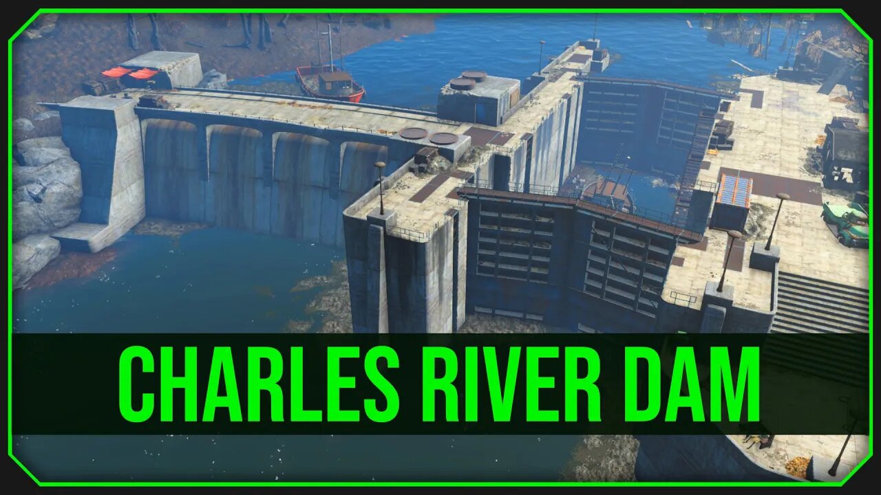 Charles River Dam in Fallout 4 - A Secret Chems Vendor!