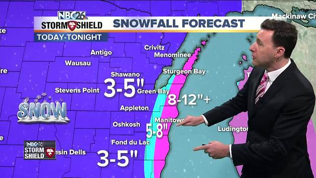 Michael Fish's NBC26 Storm Shield weather forecast