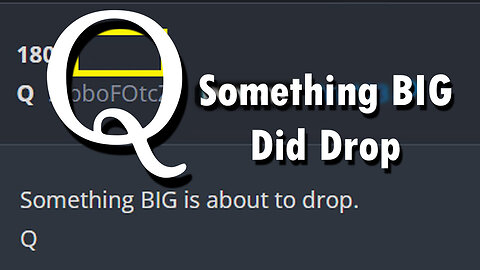 Q - Something BIG Did Drop - The Great Kamala Crash Of 2024 - 8/8/24..