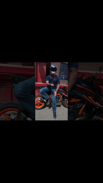Showing off the KTM Super Duke R