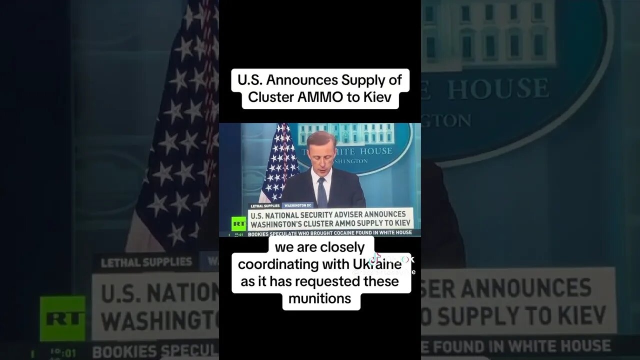 #USA #Biden Announced Supply Of Cluster AMMO To Kiev, Ukraine