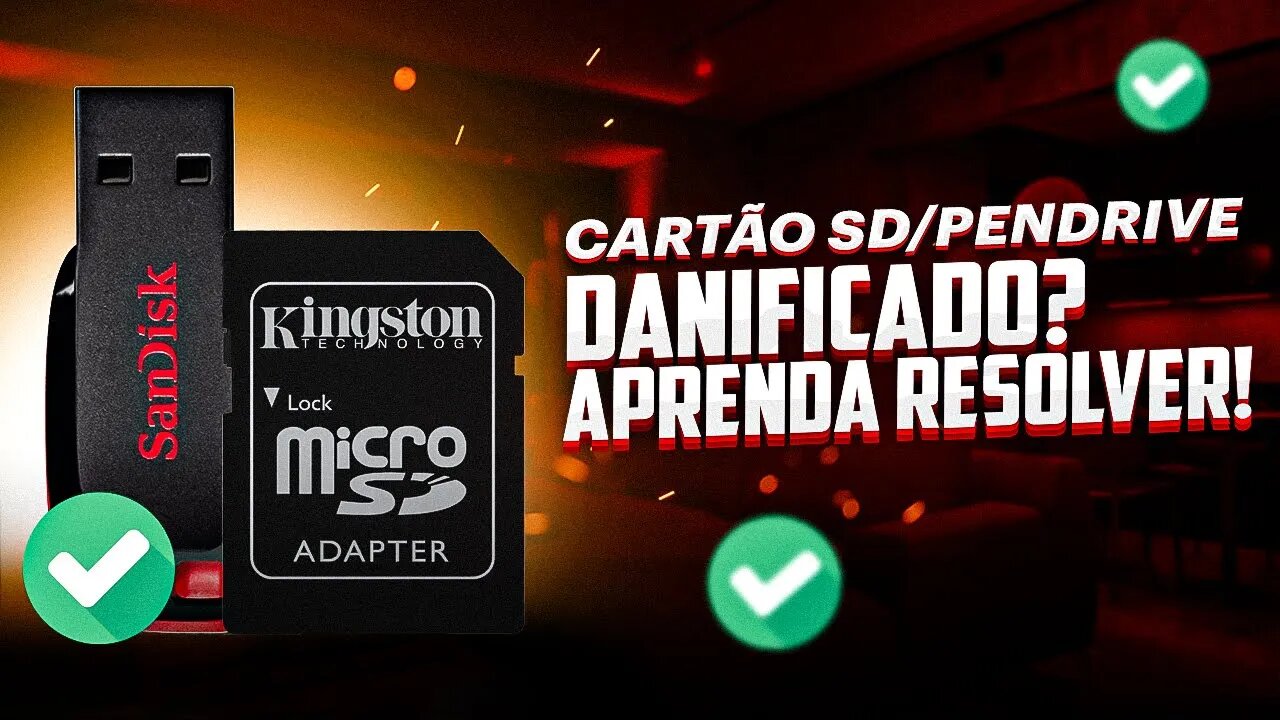 Como RECUPERAR um CARTÃO SD/PEN DRIVE DANIFICADO (SEM FORMATAR)