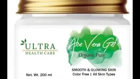 Ultra Healthcare Aloe Vera Gel for Smooth Glowing, Nourished Skin