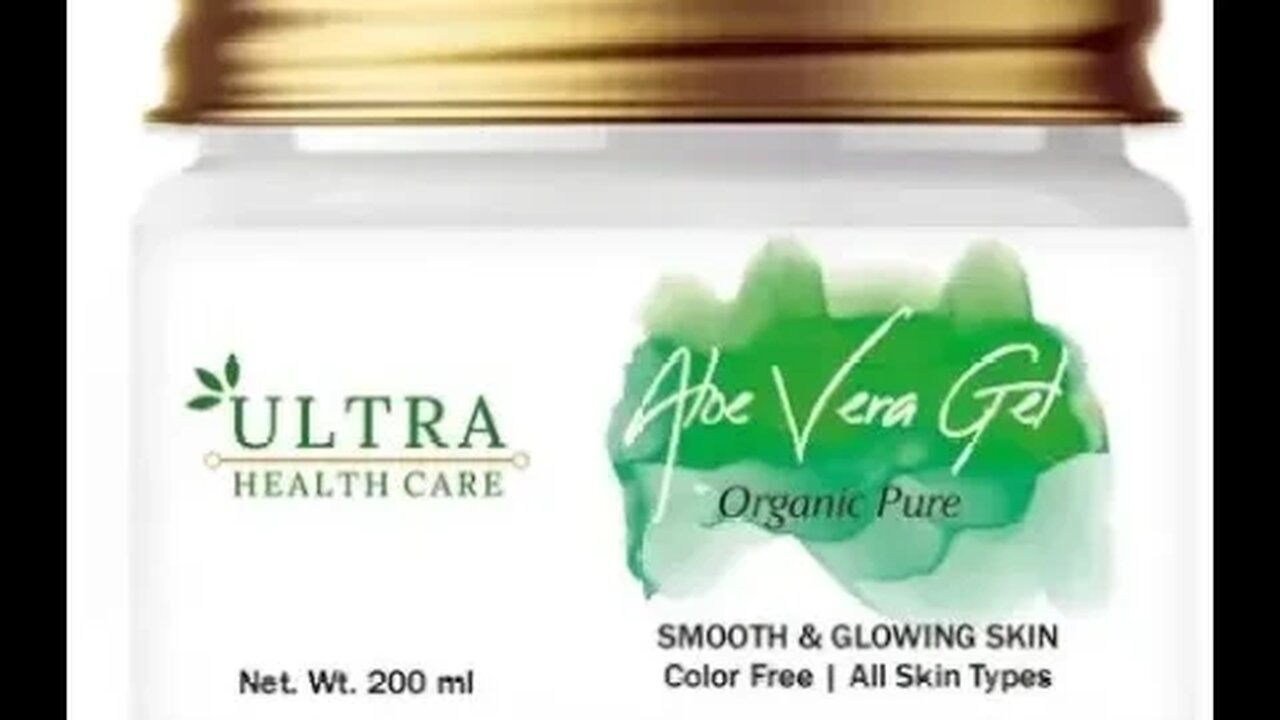 Ultra Healthcare Aloe Vera Gel for Smooth Glowing, Nourished Skin