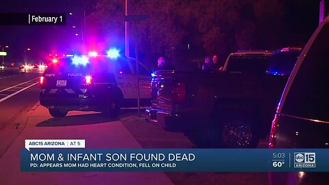 Tempe PD: Woman died after 'heart event,' possibly suffocated 4-month-old