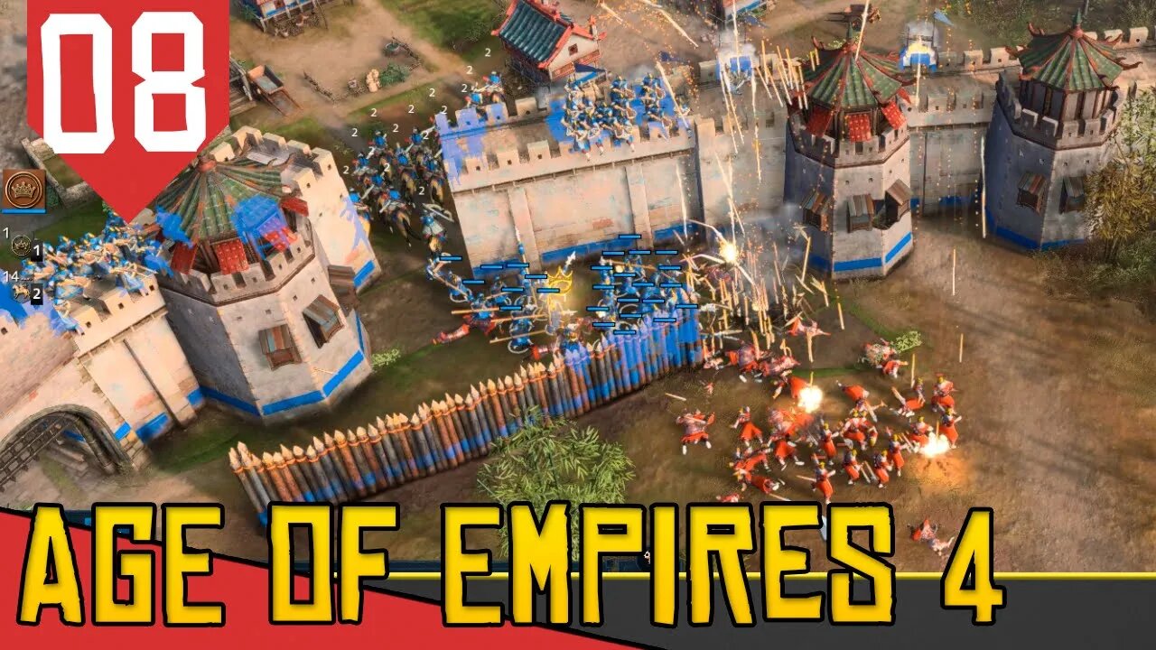 A GRANDE MURALHA da Mongolia em Lumen! - Age of Empires 4 #08 [Série Gameplay PT-BR]