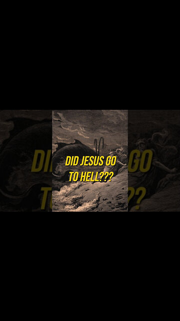 Did Jesus go to HELL⁉️🔥😰😱📖 #shorts