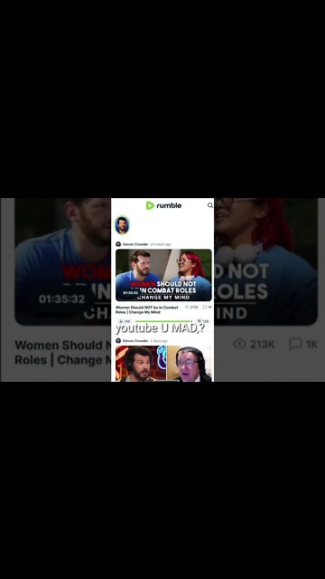 Steven Crowder is STILL LIVE, on RUMBLE 🙏💥