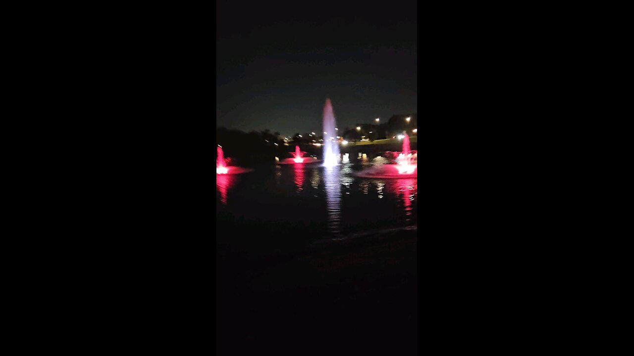 My Peaceful Place -These Fountains Look Kinda Cool Tonight